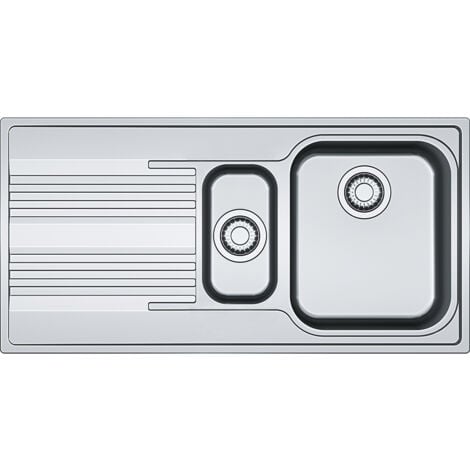 Franke Smart SRX 651. Tipo di lavello: Lavello ad incasso, Forma del lavandino: Rettangolare, Materiale del lavandino: Acciaio inox. Larghezza: 1000 mm, Profondità: 500 mm, Larghezza... - 101.0356.888