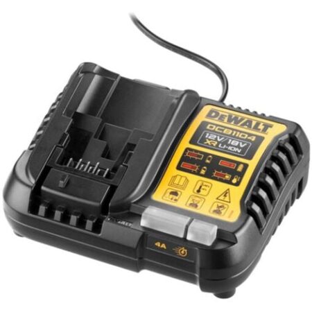 DeWALT Accessori - Caricabatterie 4A, per batterie da 10,8/18 V DCB1104
