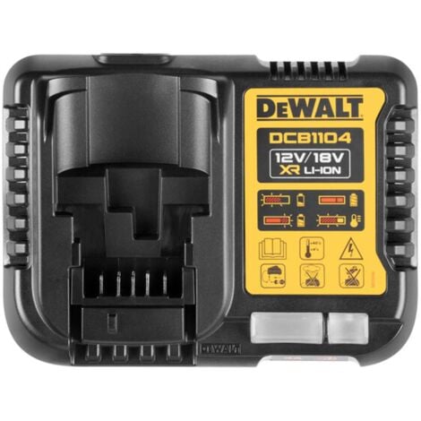 DeWALT Accessori - Caricabatterie 4A, per batterie da 10,8/18 V DCB1104