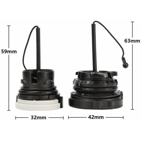pezzi Tappo serbatoio olio/Tappo carburante per Stihl MS171 MS181 MS200 MS210 MS200T MS211 MS192 MS192T MS230 MS240 MS250 MS260 MS340 MS360 Motosega 56Vingt