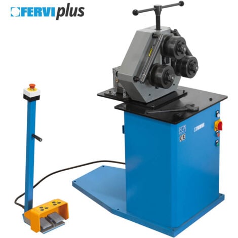Curvaprofilati per curvatura a freddo motorizza 3 rulli Fervi c076/30