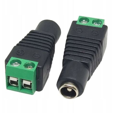 Presa CCTV 5,5 mm / 2,1 mm - femmina
