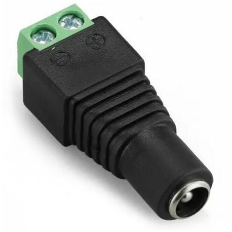 Presa CCTV 5,5 mm / 2,1 mm - femmina