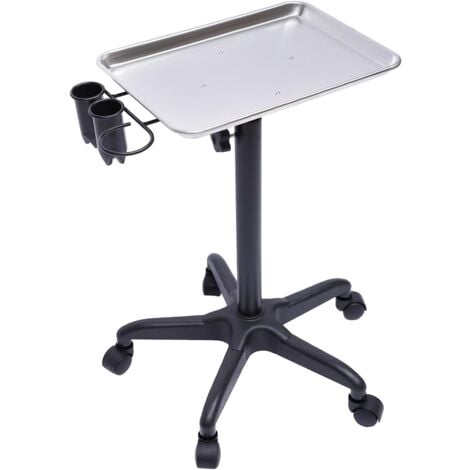 Carrelli di servizio Tatuaggio Metallo Trolley salone, Stazione di lavoro mobile con vassoio portatile, regolabile, per tatuaggi, ufficio, salotto, strumento