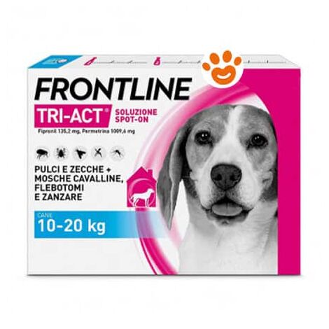 Frontline Tri-Act Cani 10-20 kg  - Frontline Tri-Act Cani 10-20 kg - Confezione Da 6 Pipette, Any