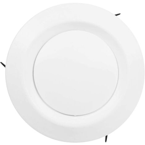 Crediri Prese d'aria regolabili, 4 misure Presa d'aria a soffitto Valvola di alimentazione dell'aria di scarico Anemostato Copertura del tubo di uscita dell'aria (75 mm)