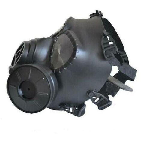 Maschera antigas tattica nera Crediri, respiratore, maschera protettiva in stile militare per esterni