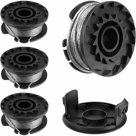 Bobina di filo Crediri per BOSCH EasyGrassCut 18 23 26 Art 23 26 Ricambi per tagliabordi (BOSCH F016800569 / F16800385, 4 pezzi)