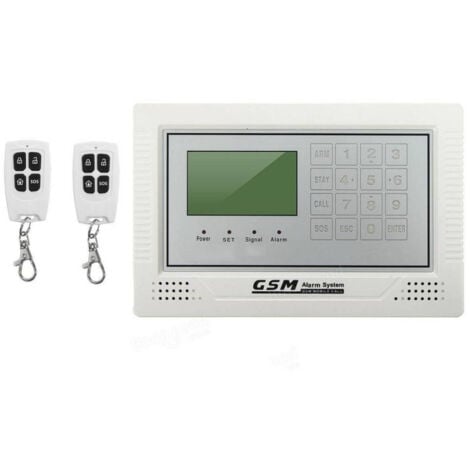 TrAdE Shop Traesio - Kit Antifurto Casa Allarme Display Touch Screen Combinatore Gsm Wireless App -