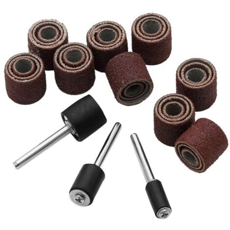 TrAdE Shop Traesio - Kit 51pz Accessori Mini Trapano Dremel Modellismo Tamburo Levigatura Leviga -