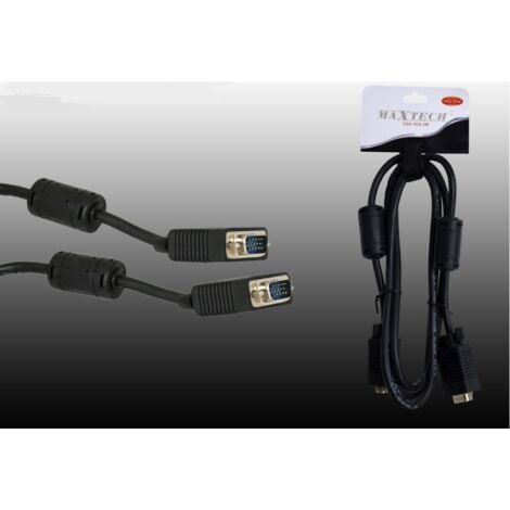 MaxTech - Cavo Vga-vga Per Monitor Tv Pc Computer Da 3 Metri Prolunga Cable Maxtech Vga-r3m -