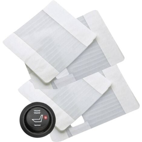 Dometic Group Riscaldamento sedile MagicComfort MSH60 12 V per su sedili, 2 livelli di calore 9600000393 Bianco