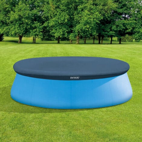 Intex 28020 - Telo Copripiscina per piscina Easy, PVC, Blu, 244 cm