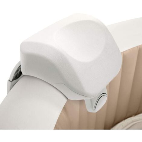 Intex 28505 - Poggiatesta per PureSpa, Schiuma, Beige, 28x23x17 cm