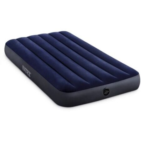 Intex 64756 - Materasso Gonfiabile Dura-Beam Classic Downy Singolo, PVC, Blu, 76x191x25 cm