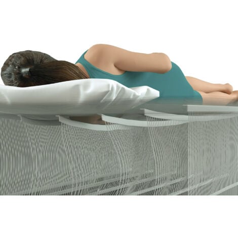 Intex 64756 - Materasso Gonfiabile Dura-Beam Classic Downy Singolo, PVC, Blu, 76x191x25 cm