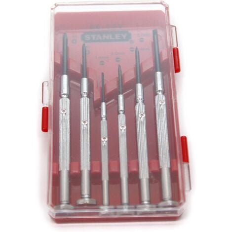 Stanley 1-66-039 Set 6 Giraviti Cacciavite Elettronica