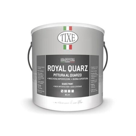 Pittura al quarzo con antialga Tixe Royal Quarz bianca lt. 14