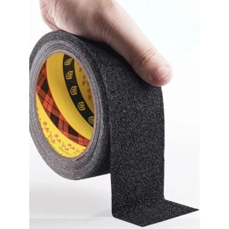 Nastro antiscivolo, 0,5 cm  100 cm Nastro adesivo impermeabile Rotolo adesivi per gradini di scale interne ed esterne (bianco)