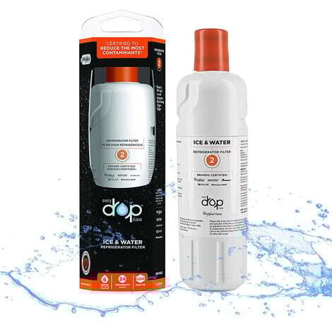Everydrop by Whirlpool Ice and Water Filtre pour réfrigérateur 2, EDR2RXD1, emballage unique