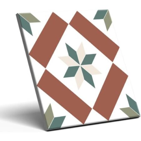 Gres Porcellanato Decorativo Patchwork Vittoriano MOLLY 20x20 cm Grado. E