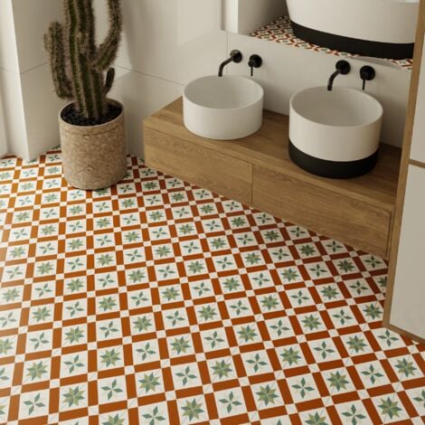 Gres Porcellanato Decorativo Patchwork Vittoriano MOLLY 20x20 cm Grado. E