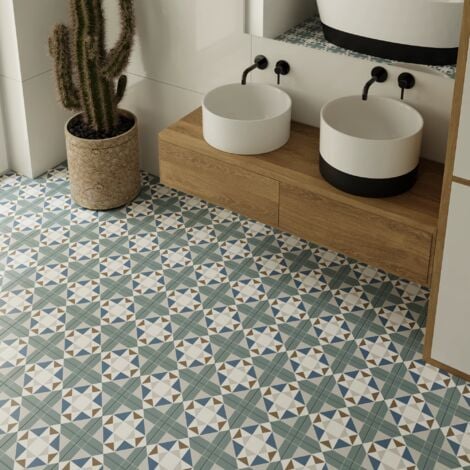 Gres Porcellanato Decorativo Patchwork Vittoriano SALLY 20x20 cm Grado. E