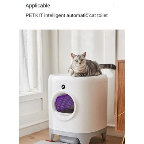 Pura smart cat toilette forniture deodorante piccola tenda quadrata antipolvere purificazione liquido sacchetto della spazzatura accessori, Pura X-Purple PETKIT filtro di ricambio