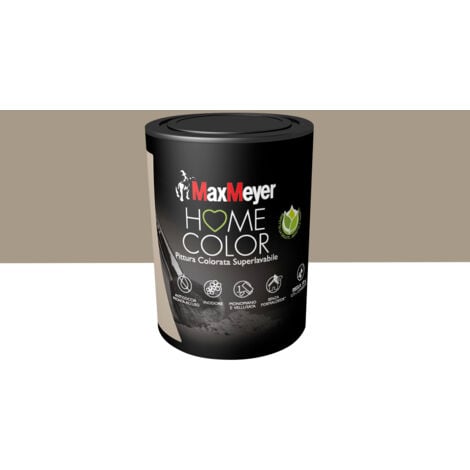 MaxMeyer Idropittura Colorata Superlavabile per Interni, Savana, 0.75L