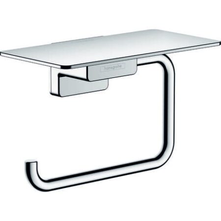 Support de papier toilette hansgrohe AddStoris, avec tablette,