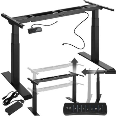 Telaio per scrivania Denis 110-190 x 68 x 58-123 cm - gambe per tavoli, base per tavoli, piedi per tavolo