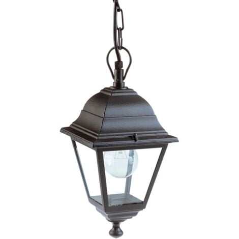 lampada a sospensione  "nano " nera, e27