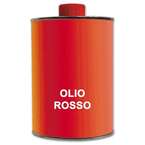 Olio Rosso per la Pulizia di di Mobili e Porte in Legno Scuro 1 Lt.