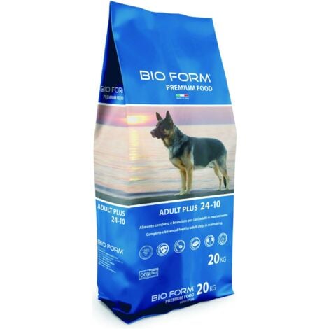 Bio Form CROCCHETTE PER CANI MEDIO/GRANDI ГѓЖ’Г‚ВўГѓвЂљГ‚в‚¬ГѓвЂљГ‚Е“DOG ADULT PLUSГѓЖ’Г‚ВўГѓвЂљГ‚в‚¬ГѓвЂљГ‚Вќ  Proteine/Grassi 24-10% - sacco kg. 20