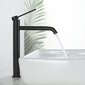 Rubinetto Miscelatore Bagno per Miscelatore Lavabo Alto e Lavandino Bagno e Fredda e Calda Regolabile Rubinetto