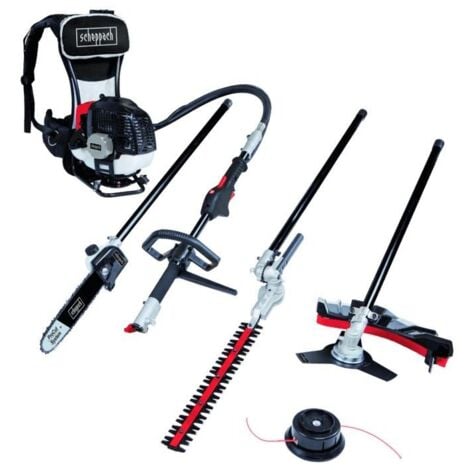 Attrezzo multifunzione 4in1 52cm³ con zaino MFH5300-4BP - SCHEPPACH - 5904805904