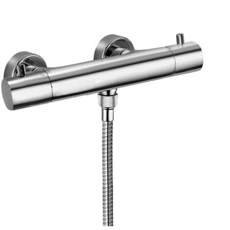 Light miscelatore termostatico doccia senza set doccia con attacco inferiore 1/2"G LIQ168CR