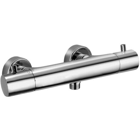 Light miscelatore termostatico doccia senza set doccia con attacco inferiore 1/2"G LIQ168CR