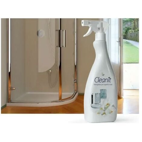 Detergente Cleanit cura del bagno 750ml - Superfici Dure - Pulizia Box Doccia KITPUPV12