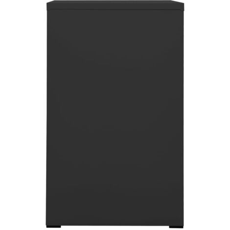 vidaXL Schedario Antracite 46x62x102,5 cm in Acciaio