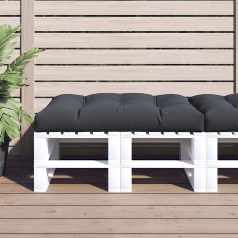 vidaXL Cuscino per Pallet Antracite 120x80x12 cm in Tessuto