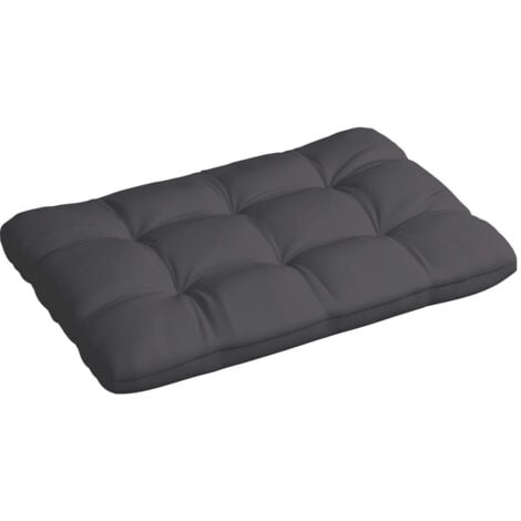 vidaXL Cuscino per Pallet Antracite 120x80x12 cm in Tessuto