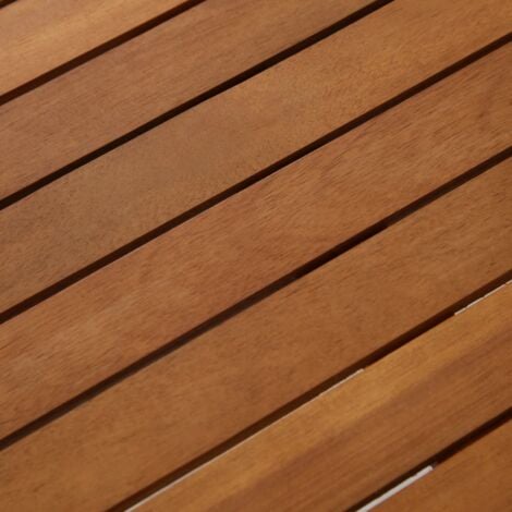 vidaXL Set Divani da Giardino 4 pz in Legno Massello di Acacia