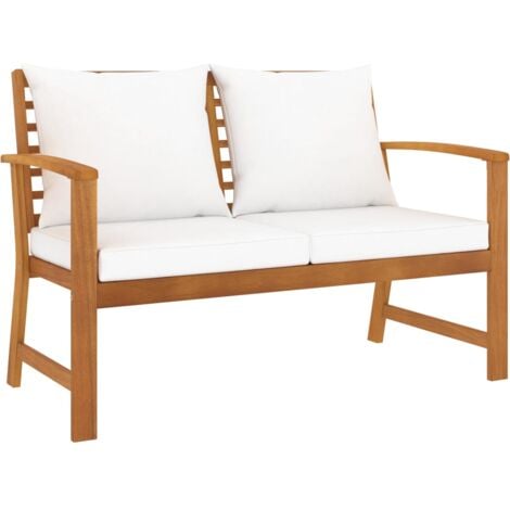 vidaXL Set Divani da Giardino 5 pz con Cuscini in Legno Acacia