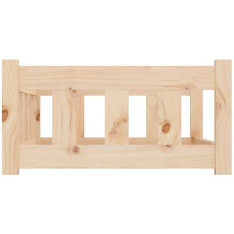 vidaXL Cuccia per Cani 75,5x55,5x28 cm in Legno Massello di Pino