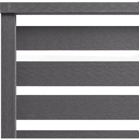 vidaXL Pannello di Recinzione in WPC 180x180 cm Grigio
