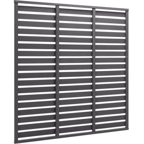 vidaXL Pannello di Recinzione in WPC 180x180 cm Grigio