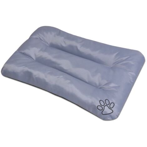 VidaXL Materasso per Cani Taglia L Grigio