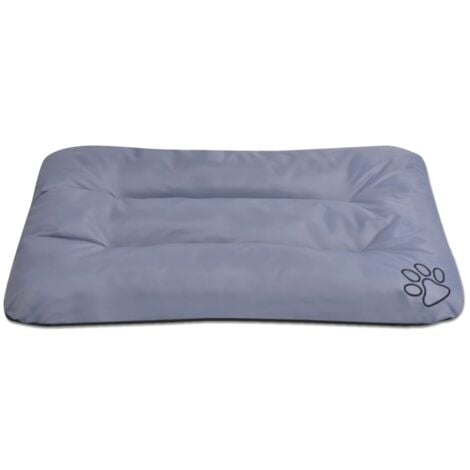 VidaXL Materasso per Cani Taglia L Grigio
