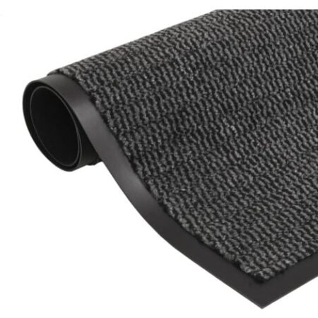 vidaXL Tappeto Antipolvere Trapuntato Rettangolare 60x90cm Antracite